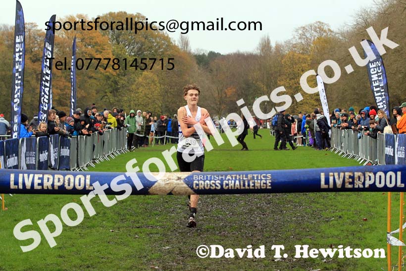 Mens Under-17s, 2022 British Athletics Cross Challenge, Sefton Park, Liverpool.  Photo: David T. Hewitson/Sports for All Pics